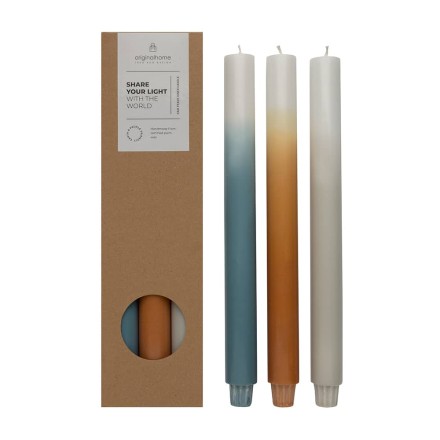 Farbverlaufskerze, gradient candle